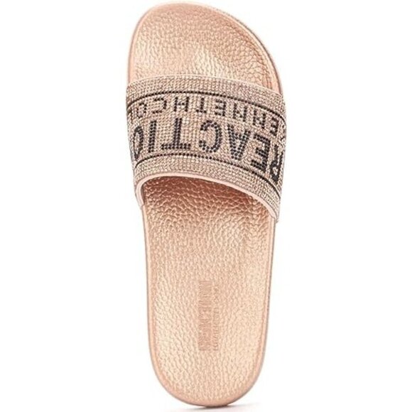 Kenneth Cole Reaction Women's Screen Jewl Slides Flat Sandals - Picture 3 of 3